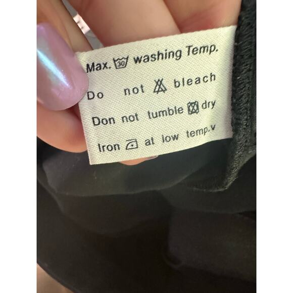 Amy Winehouse 1313 black high waisted wide leg pants size Small - Picture 4 of 9